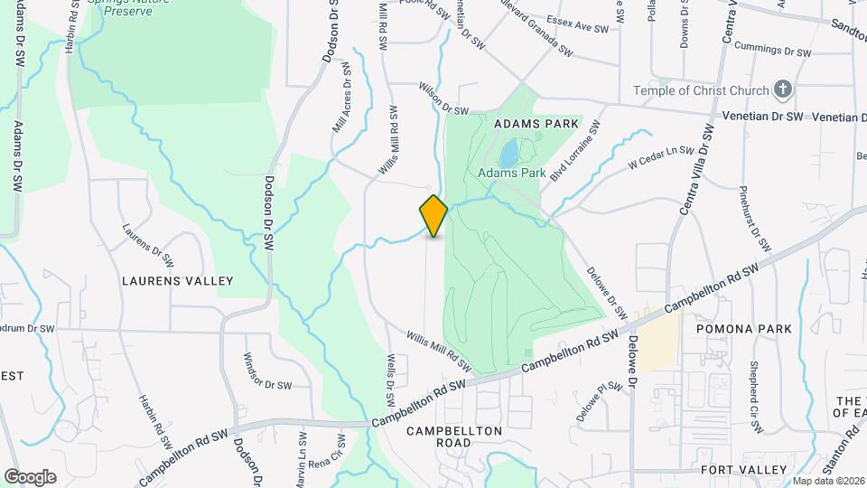 1668 Laurelwood Dr SW Map and Location Details