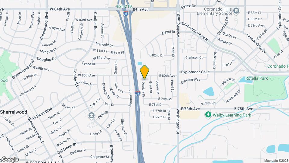 7966 Patricia Dr Map and Location Details