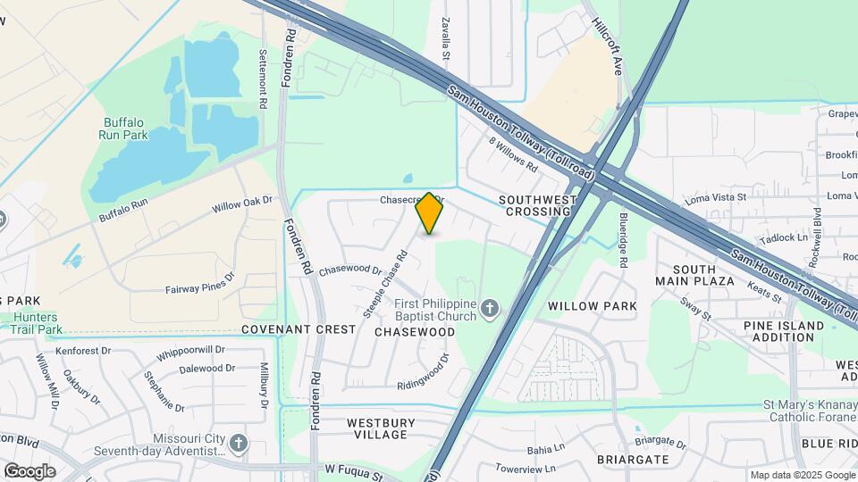 7706 Waterchase Dr Map and Location Details