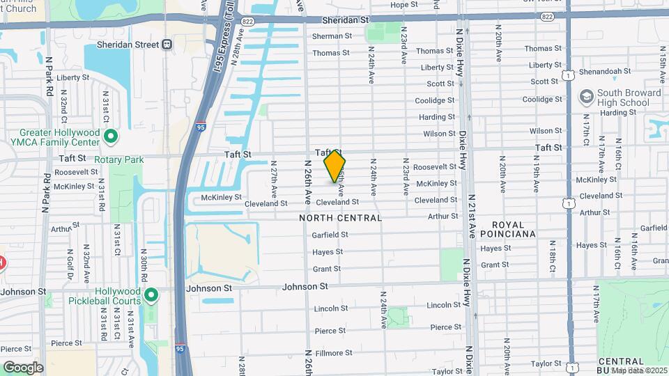 2508 McKinley St Map and Location Details