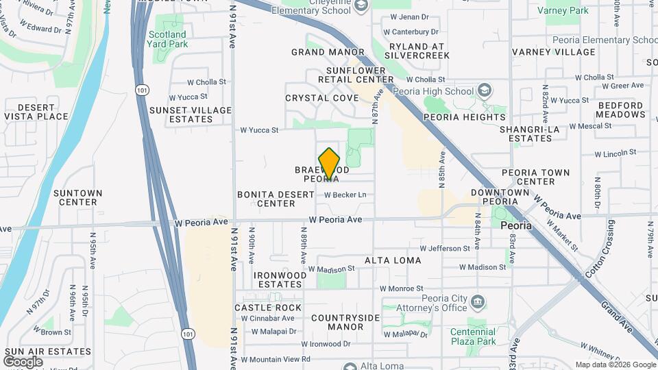 8821 W Sahuaro Dr Map and Location Details