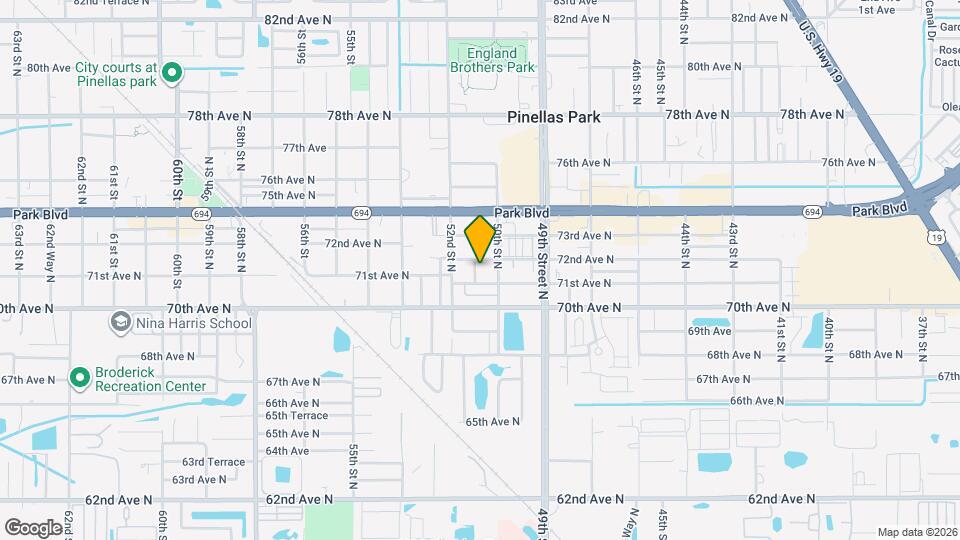 7151 51st St N Mapa y Detalles de la Ubicación