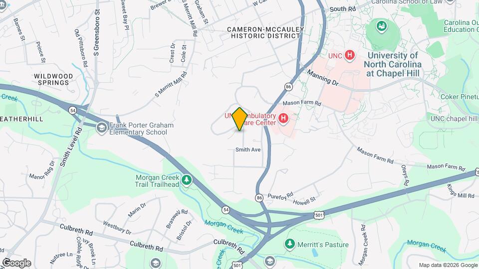 806 Woodland Ave Map and Location Details