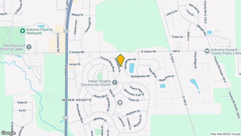 5114 Kickapoo Dr Map and Location Details