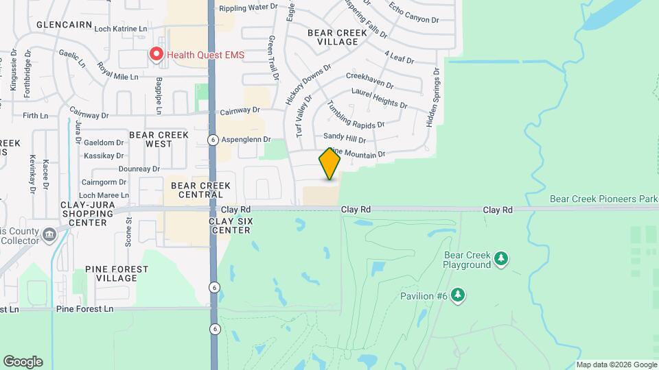 15807 Mill Hollow Dr Map and Location Details