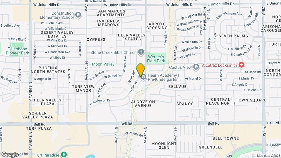 17449 N 8th Ave Mapa y Detalles de la Ubicación