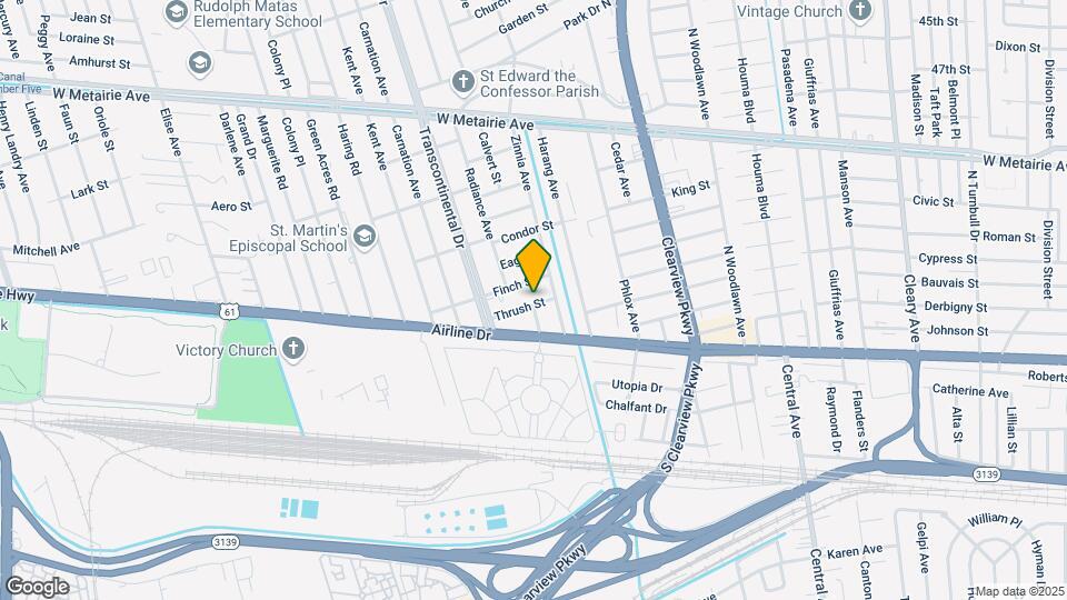 4813 Thrush St Map and Location Details