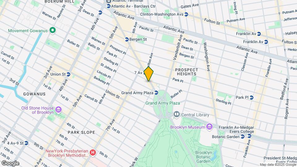 336 Flatbush Ave Mapa y Detalles de la Ubicación