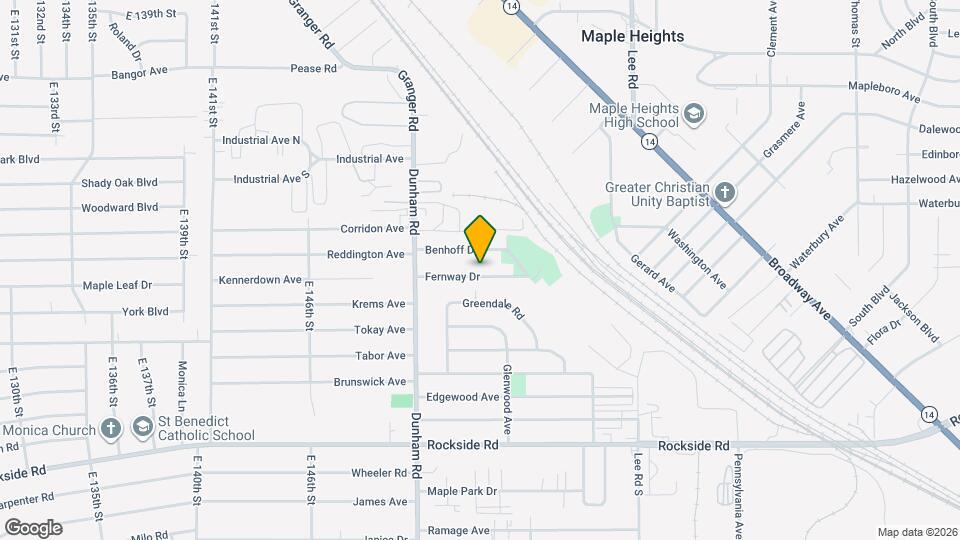 15519 Fernway Dr Map and Location Details