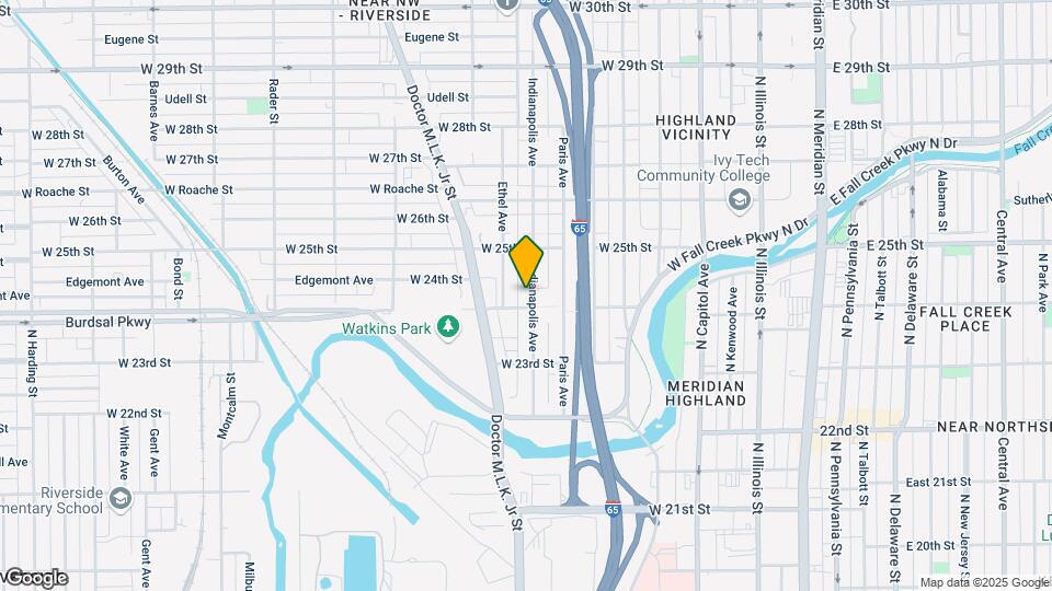 2410 Indianapolis Ave Map and Location Details
