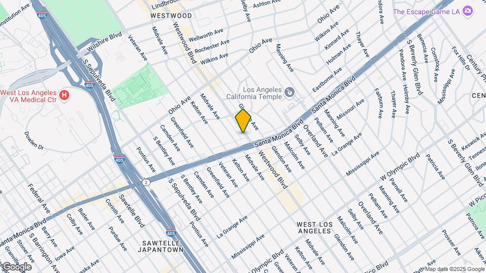 1787 Westwood Blvd Map and Location Details