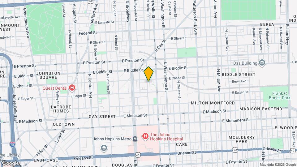 1021 Rutland Ave Mapa y Detalles de la Ubicación