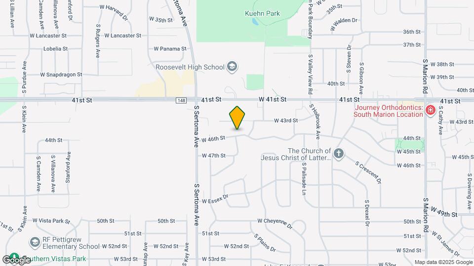 6508 W 46th St Map and Location Details