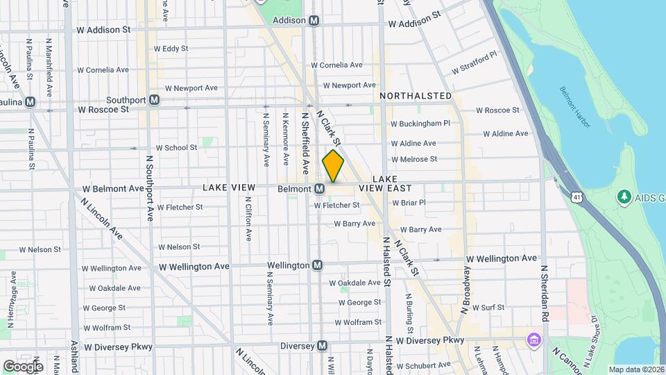 925 W Belmont Ave Map and Location Details