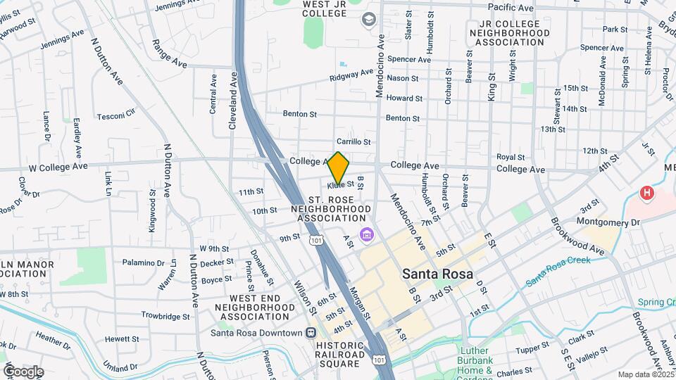 420 Klute St Map and Location Details