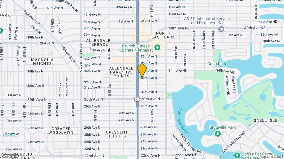 334 33rd Ave N Map and Location Details