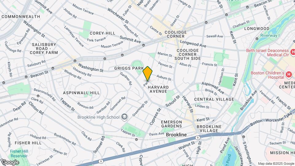 25 Park St, Unit 001 Map and Location Details