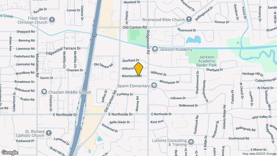 1517 Winchester St Map and Location Details