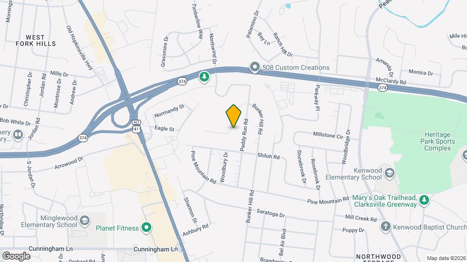 638 Bunker Hill Rd, Unit 00W-406 Map and Location Details