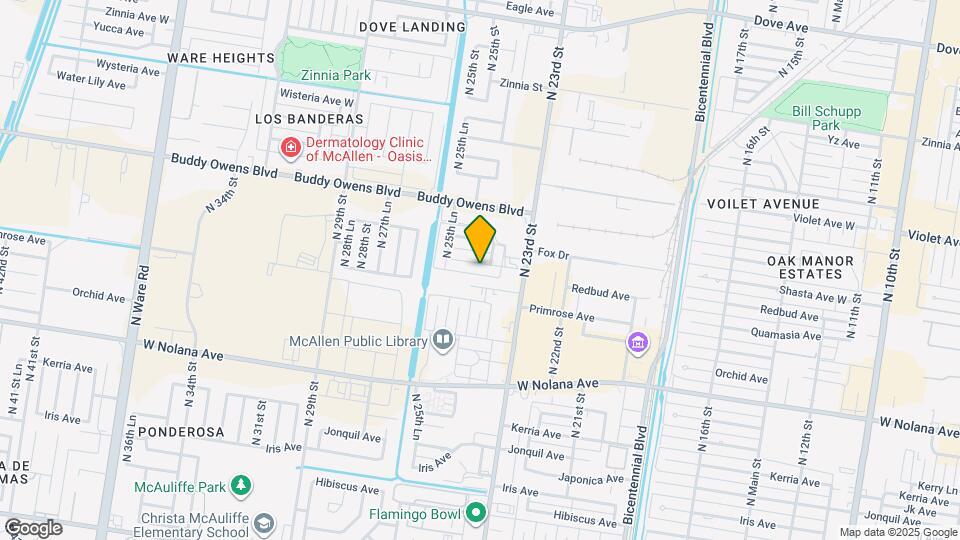 2405 Redbud Ave Mapa y Detalles de la Ubicación