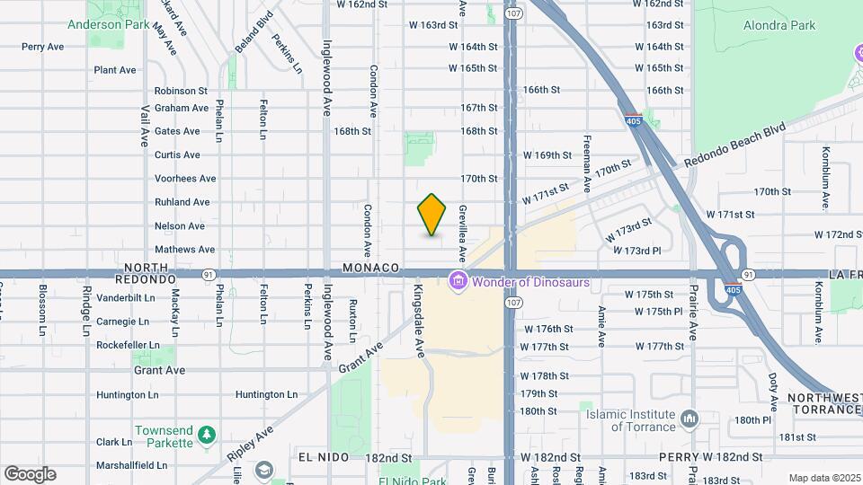4543 W 173rd St Map and Location Details