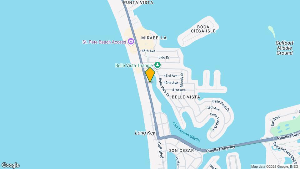 4103 Gulf Blvd Map and Location Details