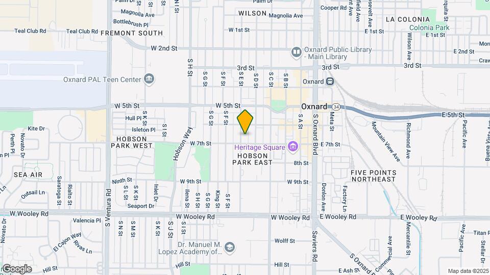 644 S E St Map and Location Details