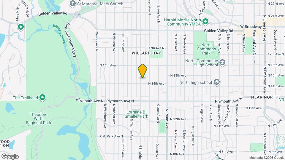 1410 N Sheridan Ave Map and Location Details