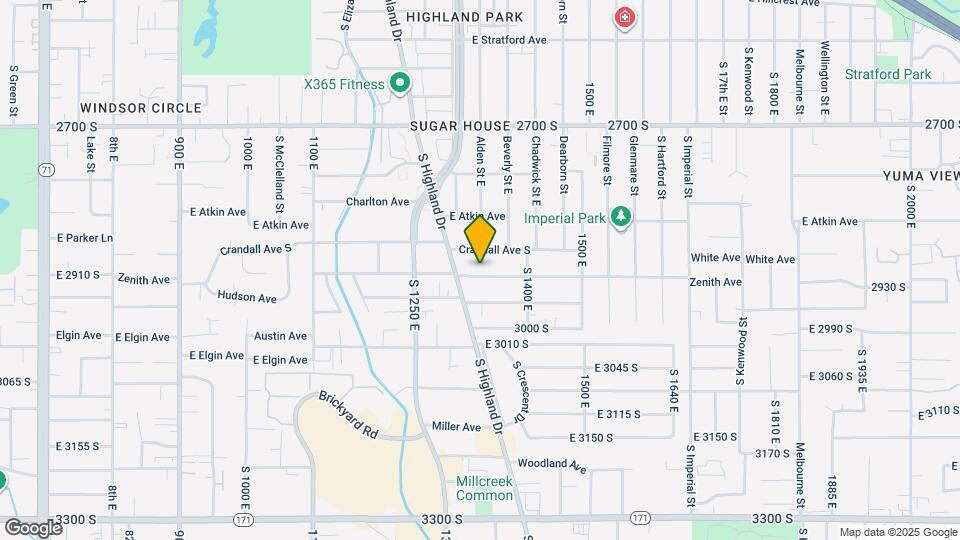1331 Zenith Ave Map and Location Details