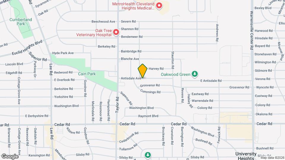 3554 Antisdale Ave Map and Location Details