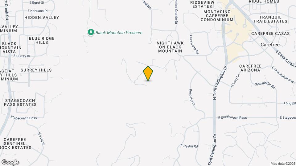 6700 E Hawksnest Rd Map and Location Details