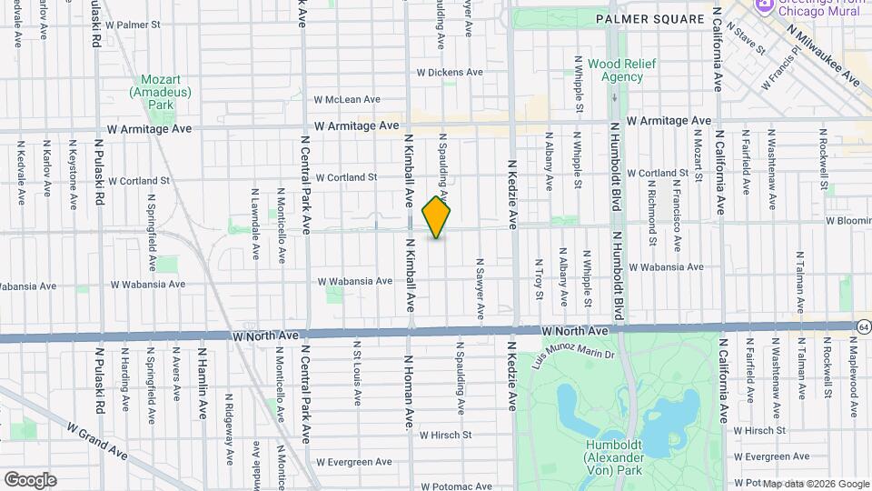 1740 N Spaulding Ave, Unit 2 Mapa y Detalles de la Ubicación