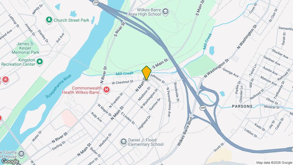 13 E Chestnut St Map and Location Details