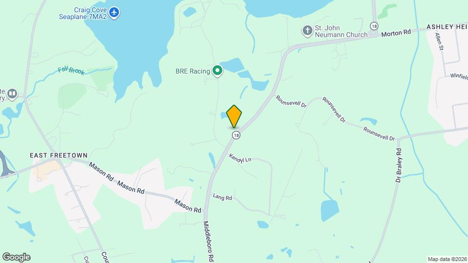 127 Middleboro Rd Map and Location Details