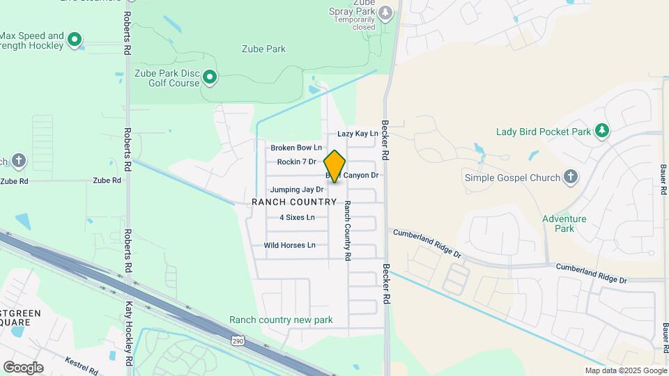 17518 Bullis Gap Dr Map and Location Details