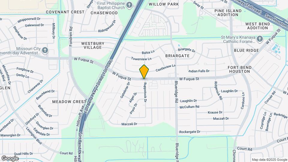 7403 W Fuqua St Map and Location Details