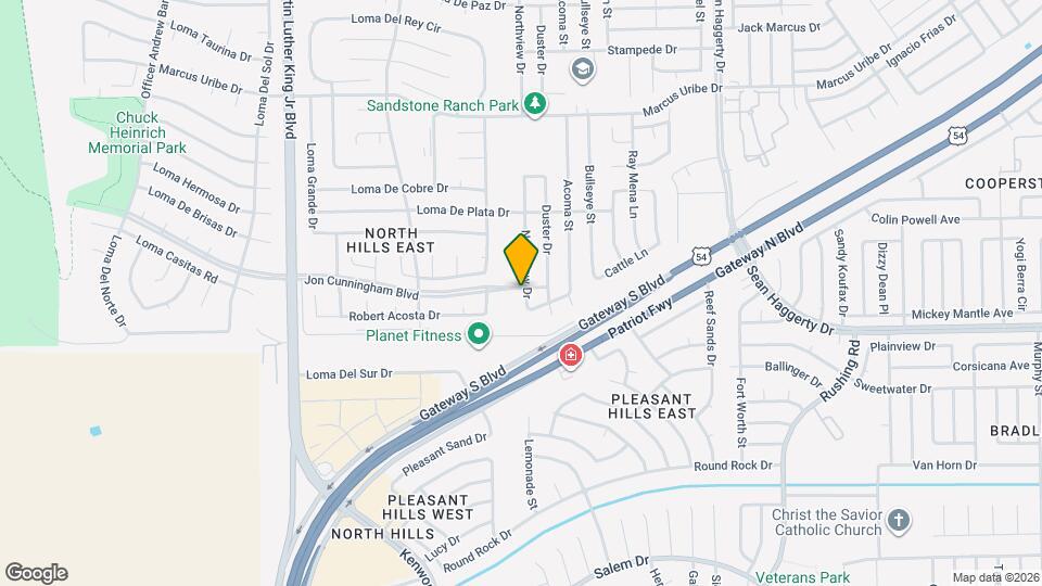 10899 Northview Dr Map and Location Details