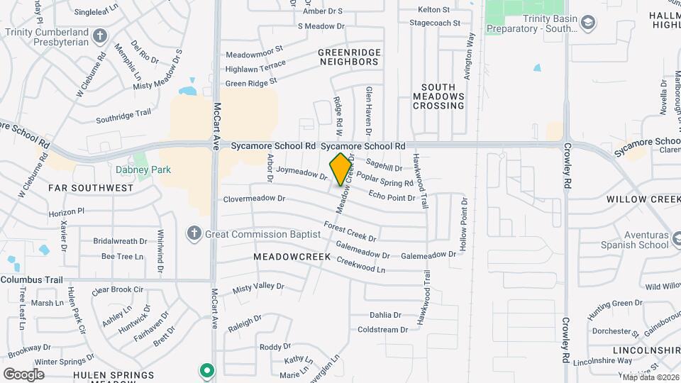 7548 Meadow Creek Dr Map and Location Details