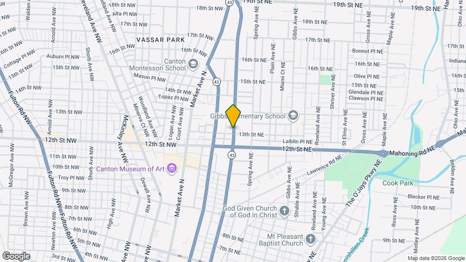 1307 Cherry Ave NE Map and Location Details