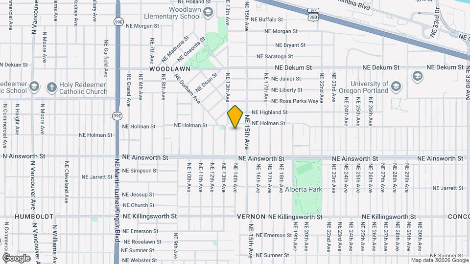 6225 NE 14th Ave Map and Location Details