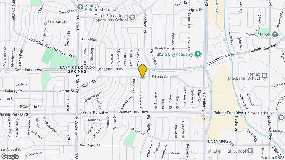 1727 Querida Dr Map and Location Details