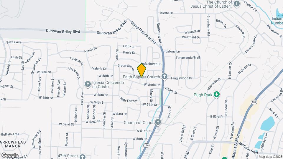 5708 Wisteria Ct Map and Location Details