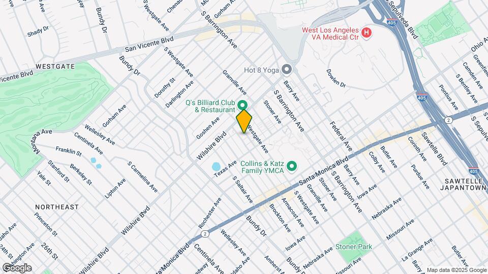 1234 Armacost Ave Map and Location Details