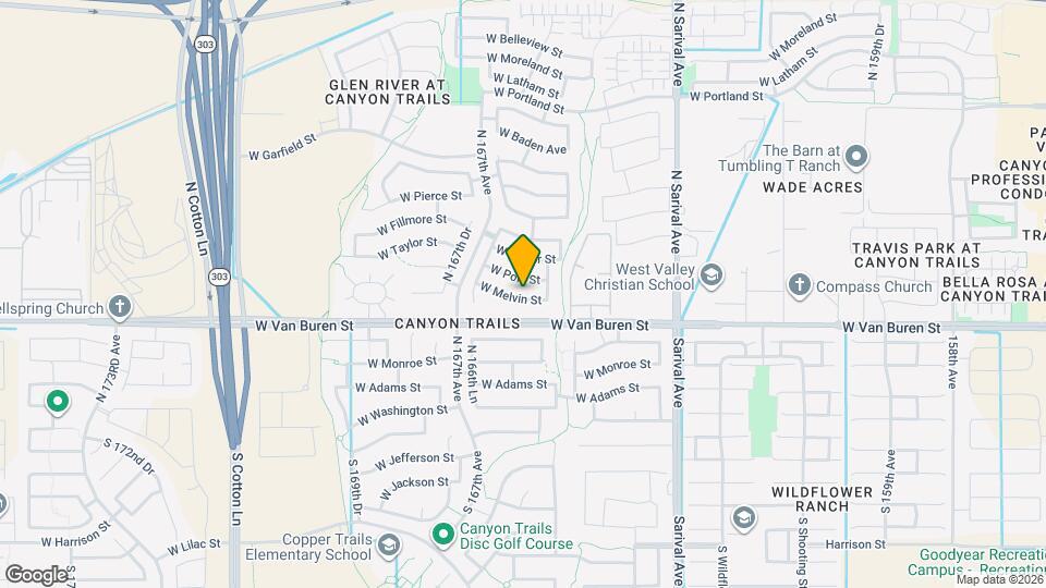 16590 W Melvin St Map and Location Details