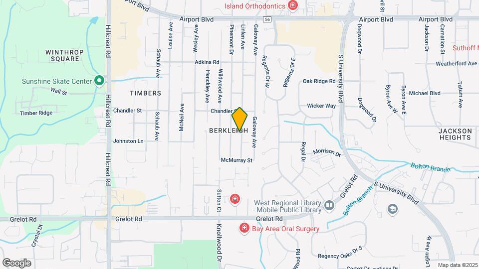 1060 Linlen Ave Map and Location Details