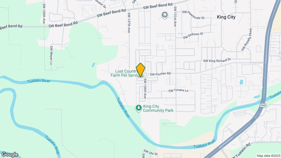 13655 SW King Lear Way Map and Location Details