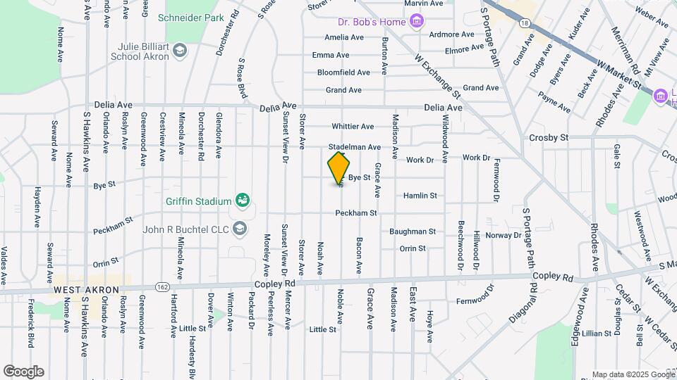 332 Noble Ave Map and Location Details