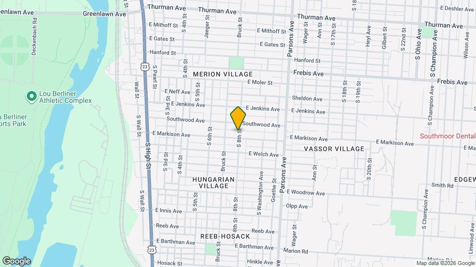 284-286-286 E Markison Ave Map and Location Details