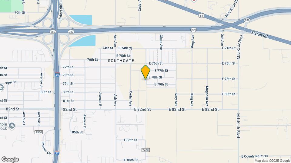 7704 Elm Ave Map and Location Details