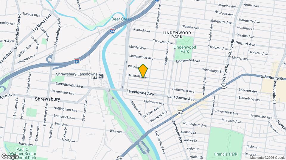7026 Bancroft Ave Map and Location Details